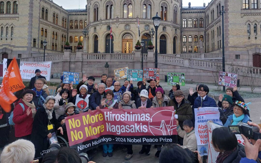 NVMP-Artsen voor Vrede in Oslo: Vicevoorzitter Dirk Hoogenkamp bij Uitreiking Nobelprijs voor de Vrede