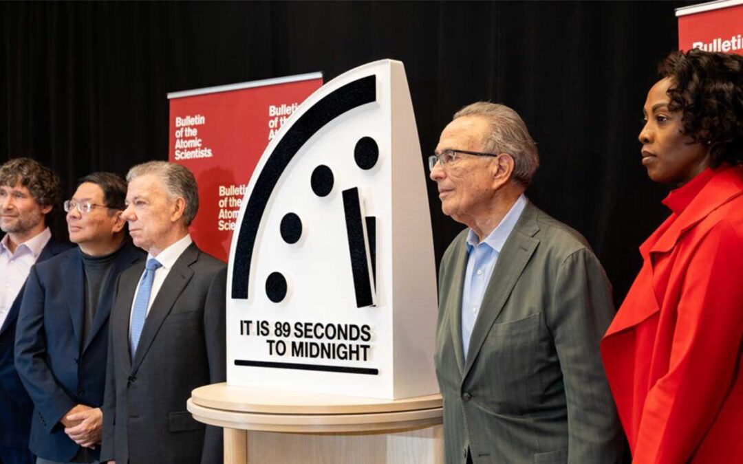 Doomsday Clock op 89 sec. voor middernacht