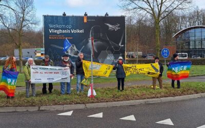 Demonstratie Vliegbasis Volkel