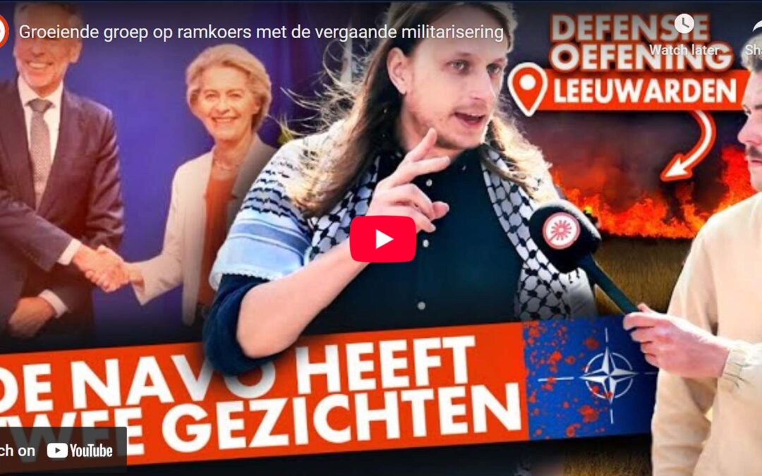 Groeiende groep op ramkoers met de vergaande militarisering – Left Laser video
