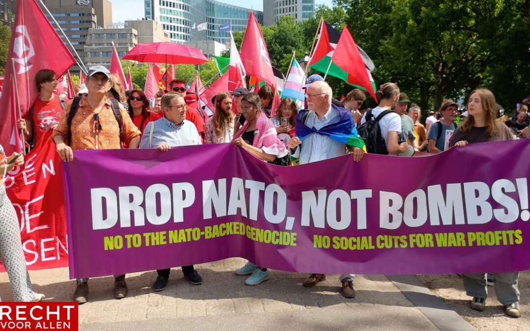 Anti-NAVO demonstratie 22 juni 2025 in Den Haag