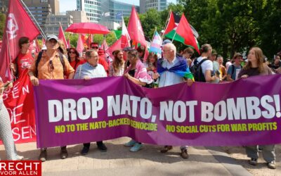 Anti-NAVO demonstratie 22 juni 2025 in Den Haag