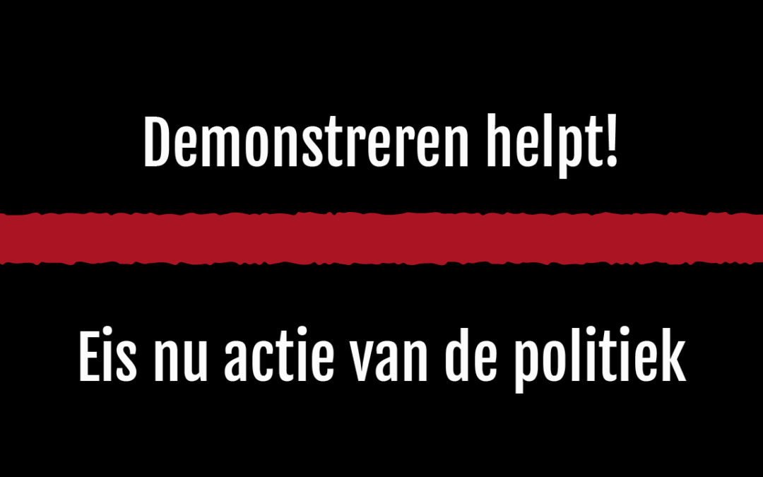 Eis nu actie van de politiek!