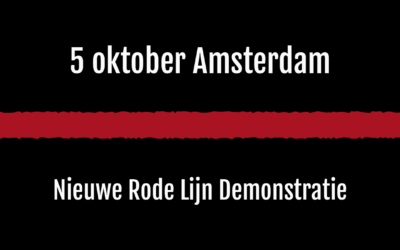 5 oktober een nieuwe Rode Lijn Demonstratie