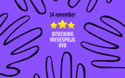 Uitnodiging bijwonen uitreiking VREDESPRIJS HVB