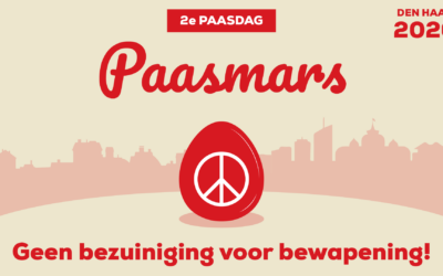 Paasmars Den Haag – Geen bezuiniging voor bewapening!
