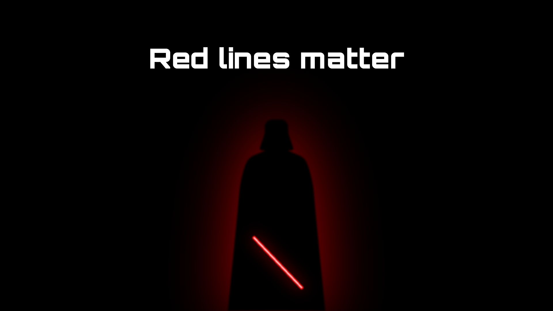 red lines matter